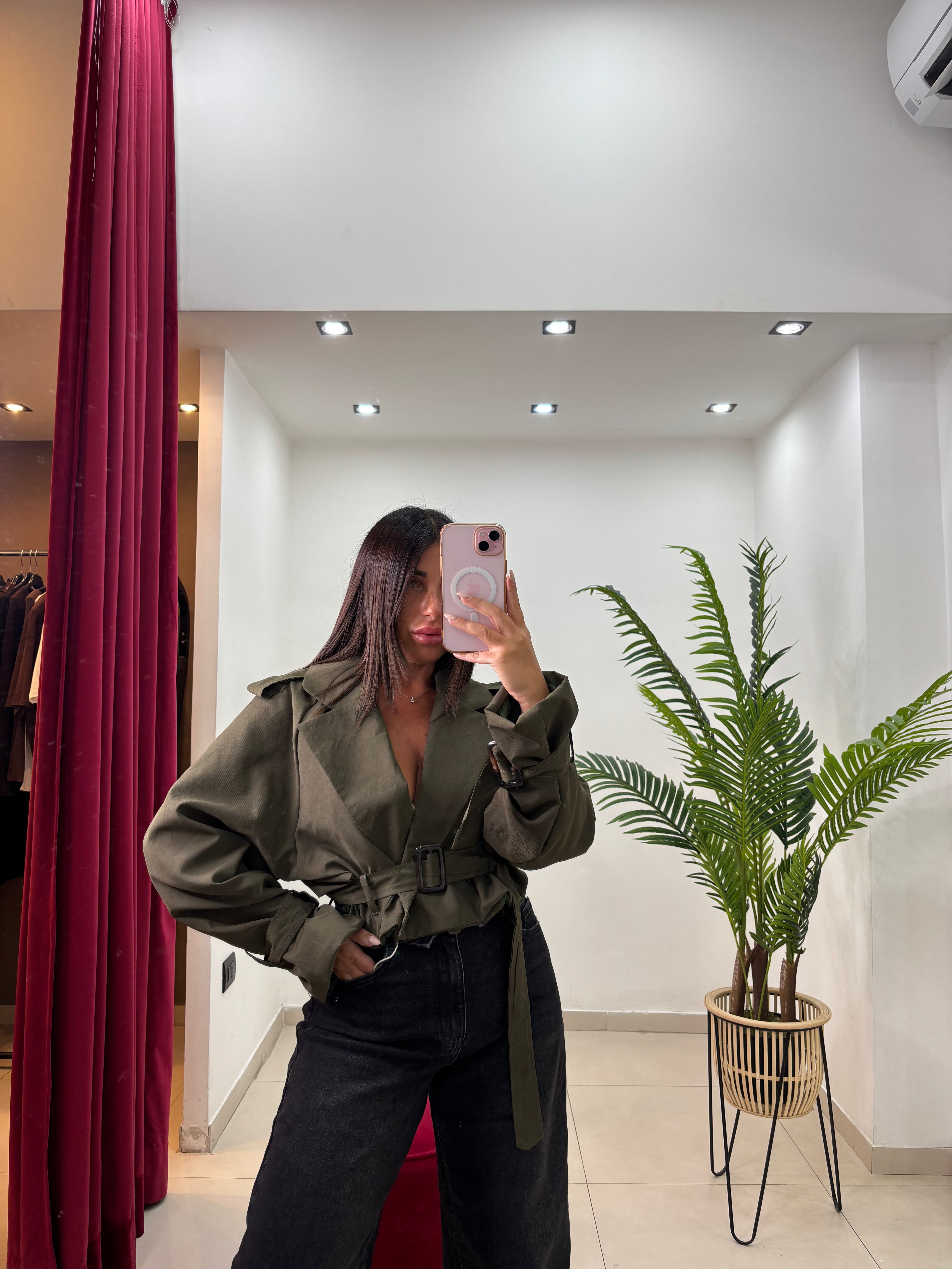 Trench Corto Doppiopetto