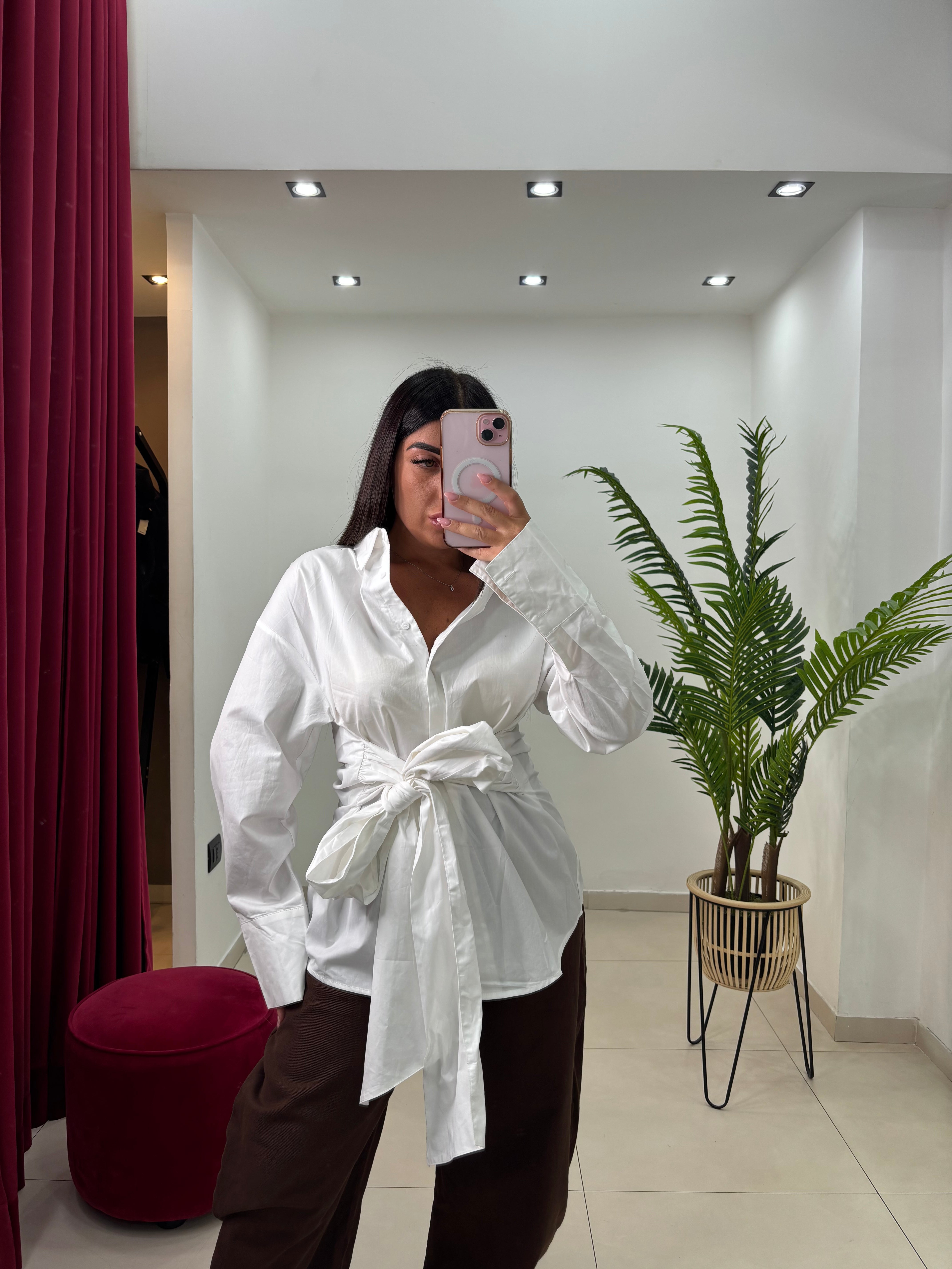 Camicia Fiocco White