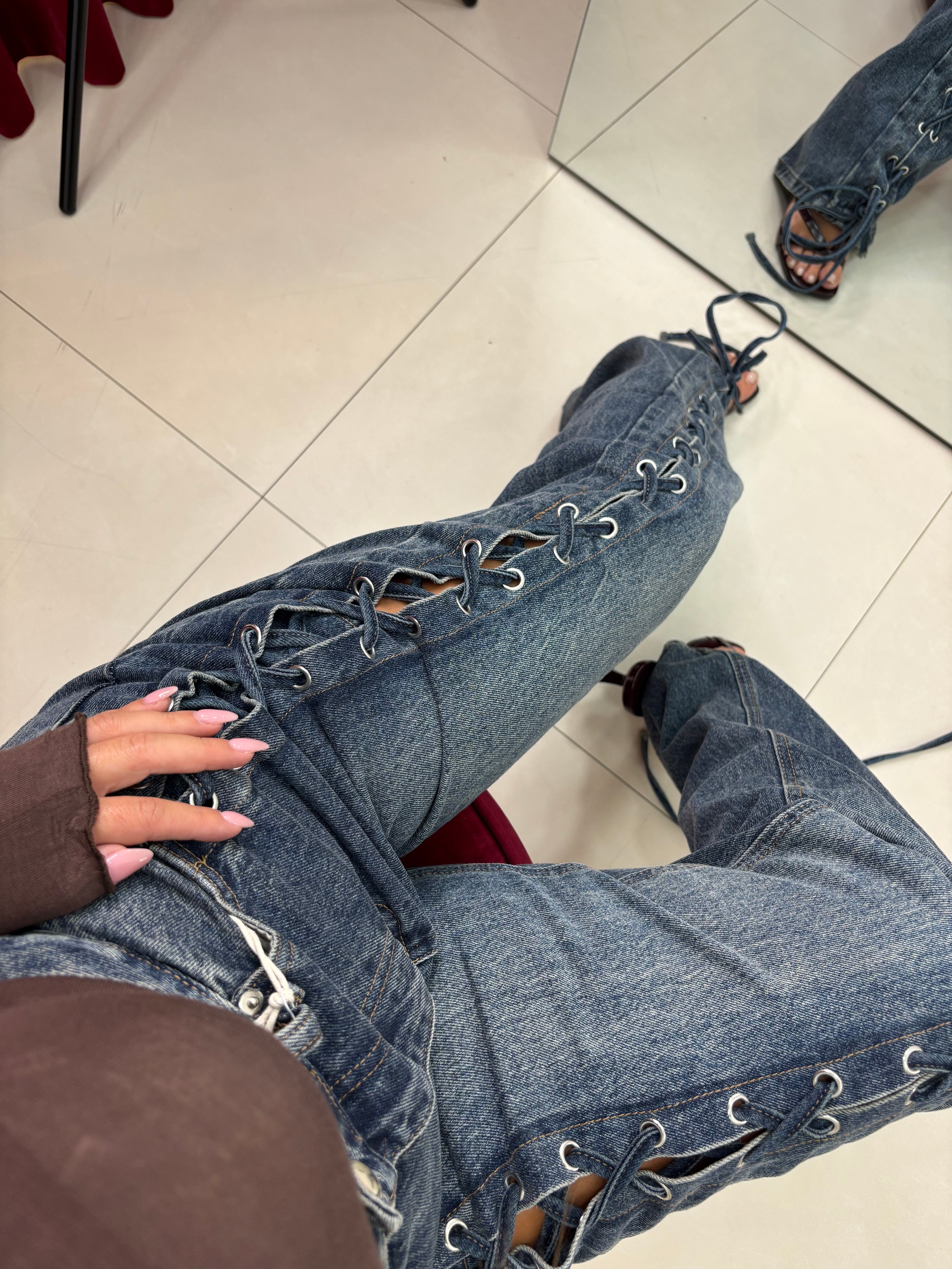 Jeans Weil Con lacci