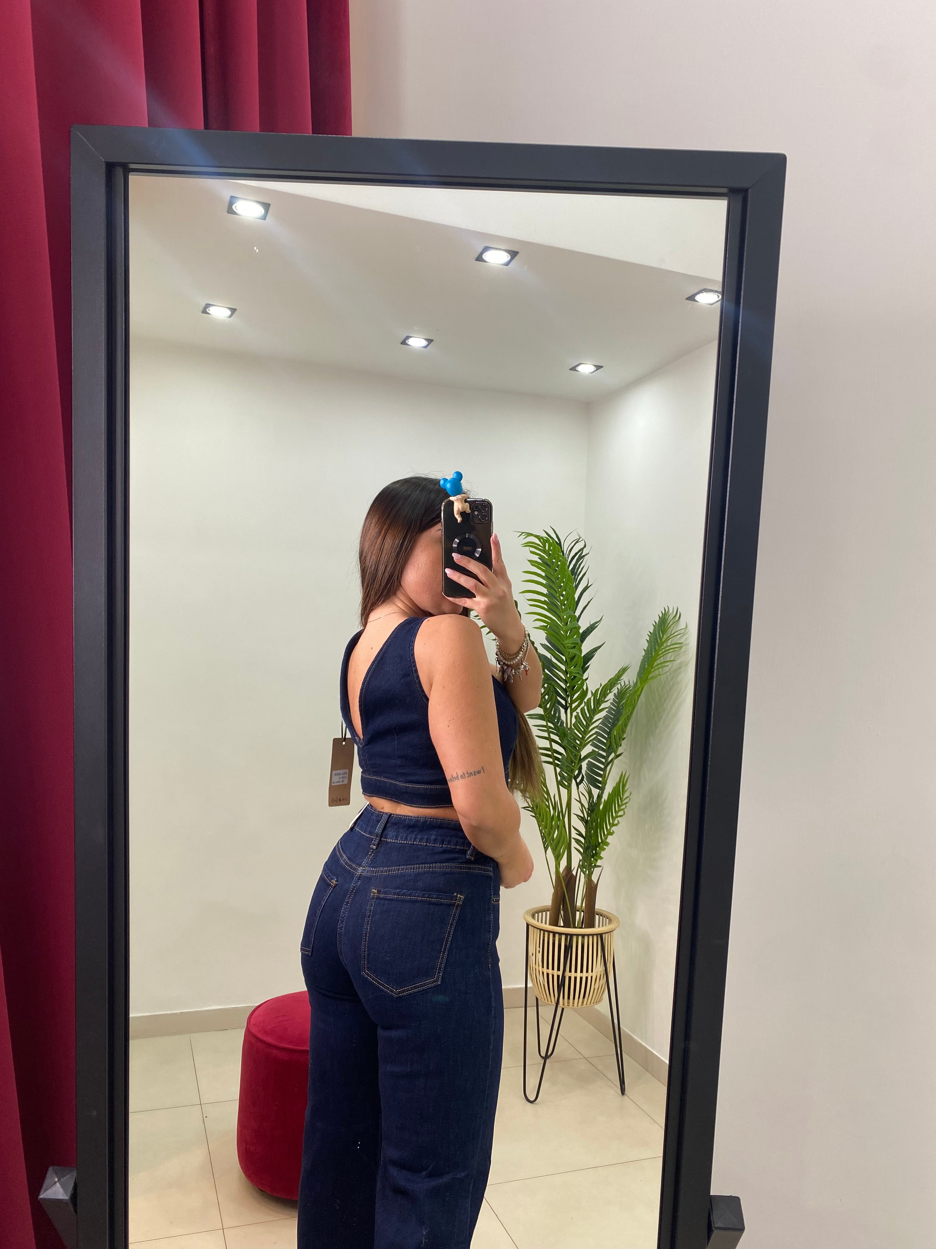 Top Crop Denim