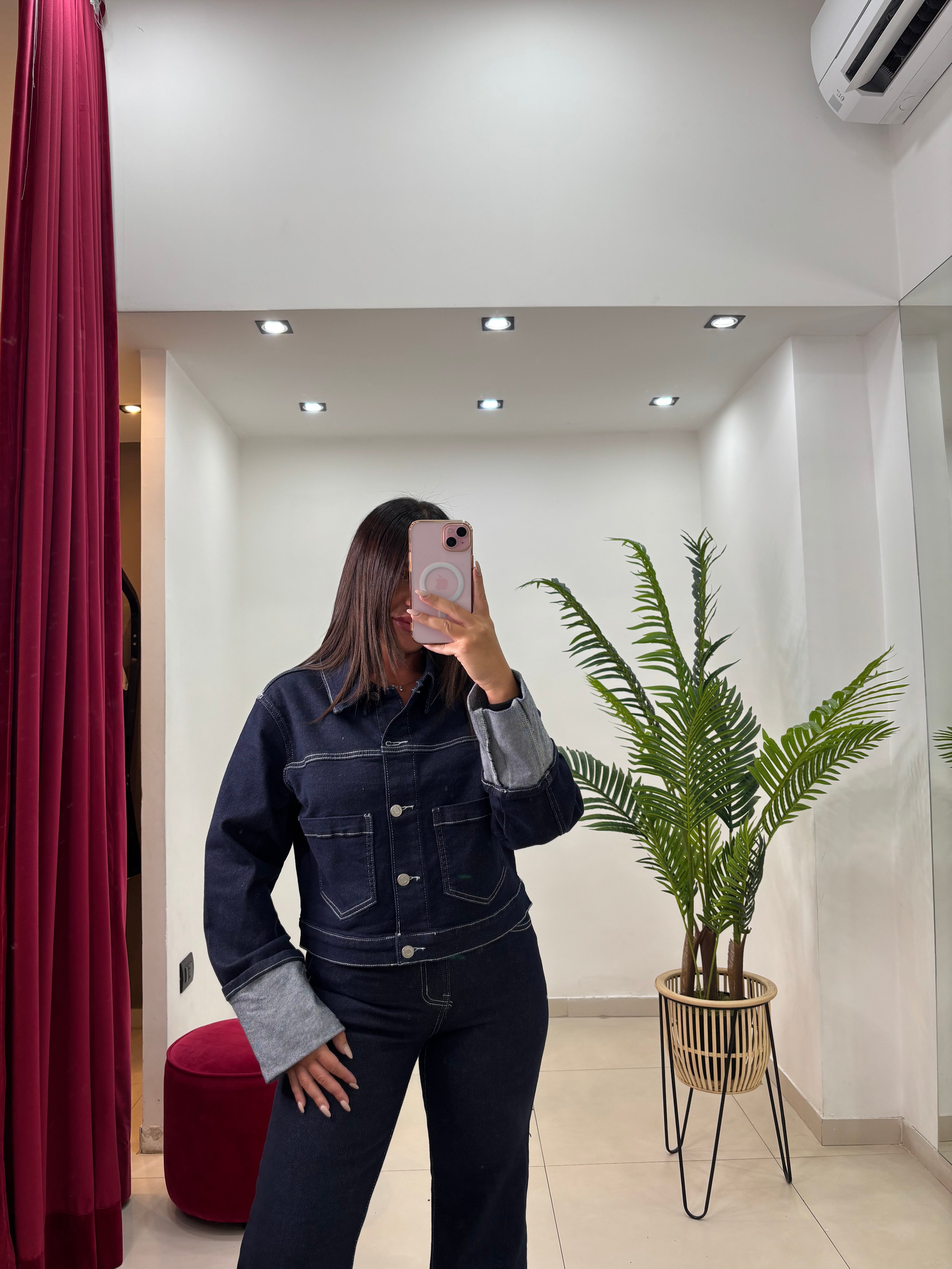 Set Denim Risvolto Kate