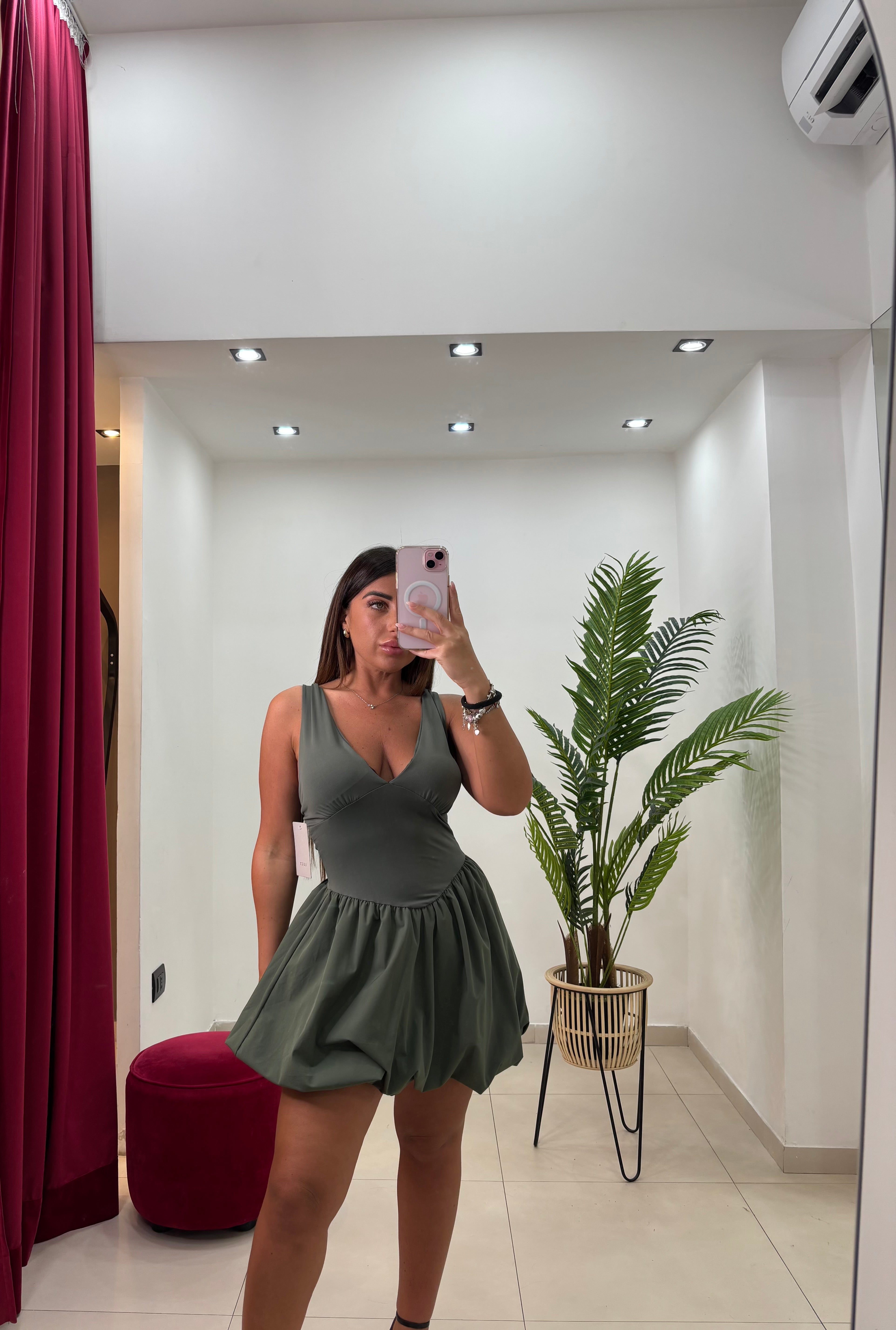 Mini Abito Erika Verde