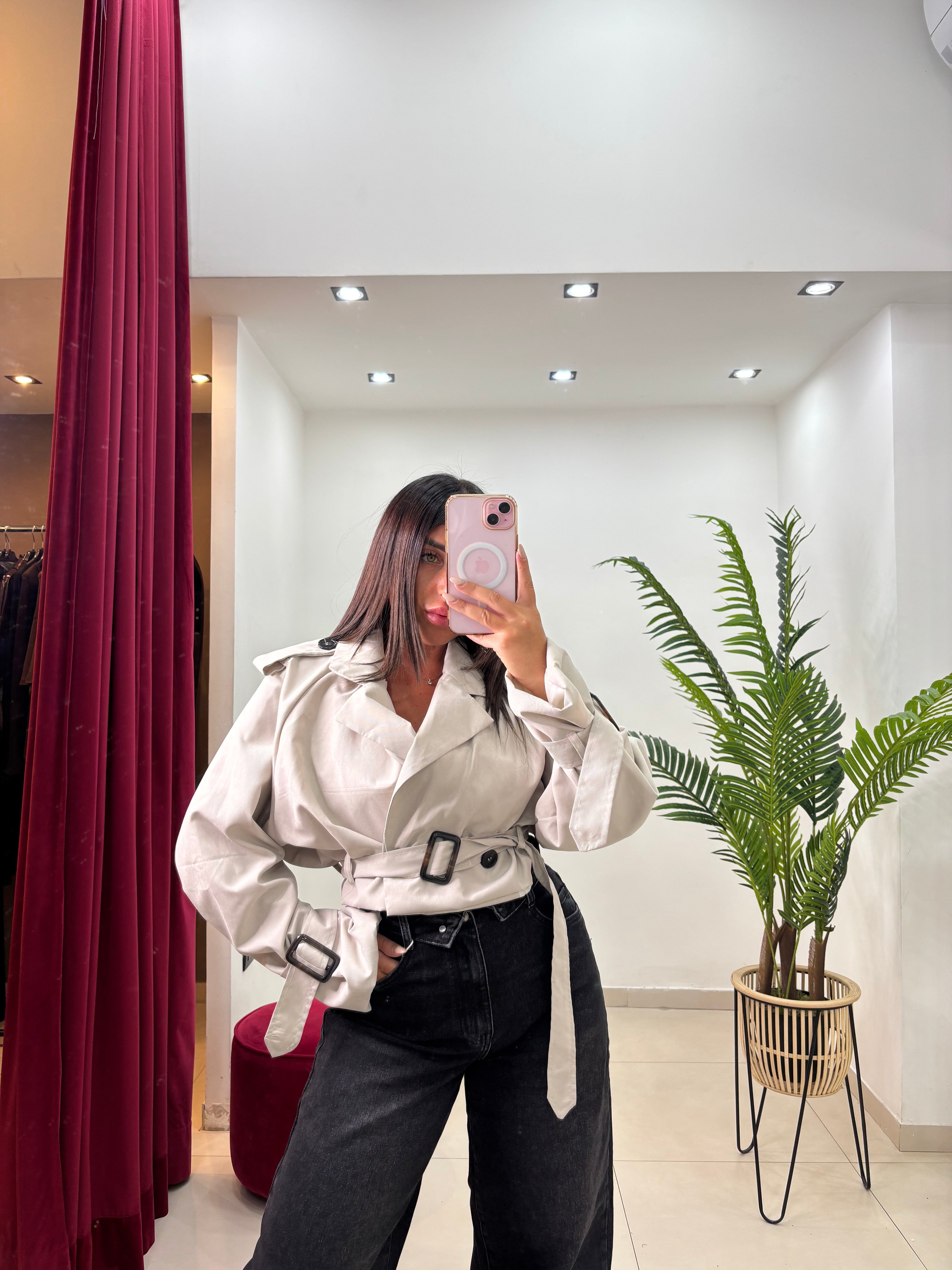 Trench Corto Doppiopetto