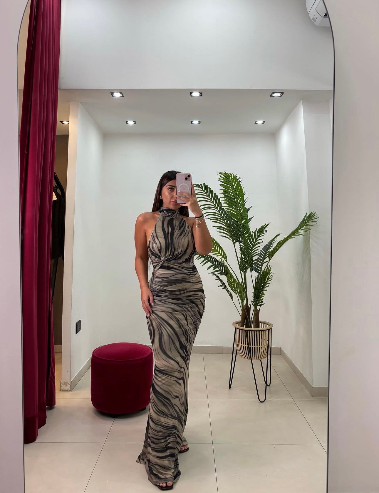 Abito scollo americana